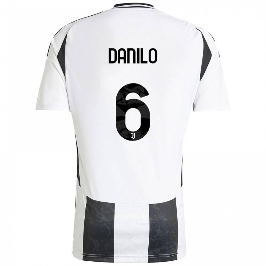 Kinder Danilo #6 Weiß Schwarz Heimtrikot Trikot 2024/25 T-Shirt Schweiz