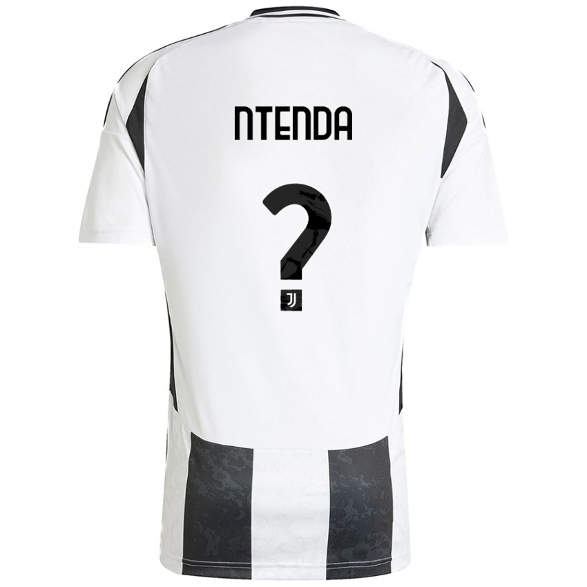 Kinder Jean-Claude Ntenda #0 Weiß Schwarz Heimtrikot Trikot 2024/25 T-Shirt Schweiz