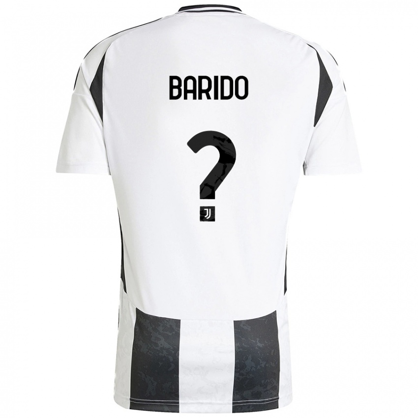 Kinder Francisco Barido #0 Weiß Schwarz Heimtrikot Trikot 2024/25 T-Shirt Schweiz