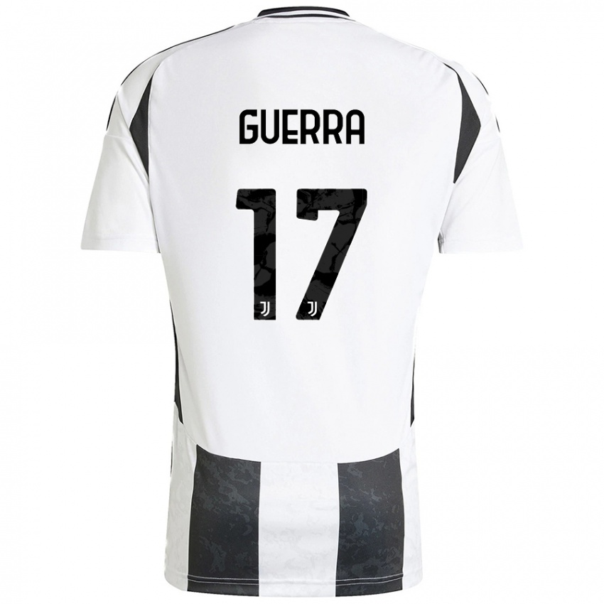 Kinder Simone Guerra #17 Weiß Schwarz Heimtrikot Trikot 2024/25 T-Shirt Schweiz