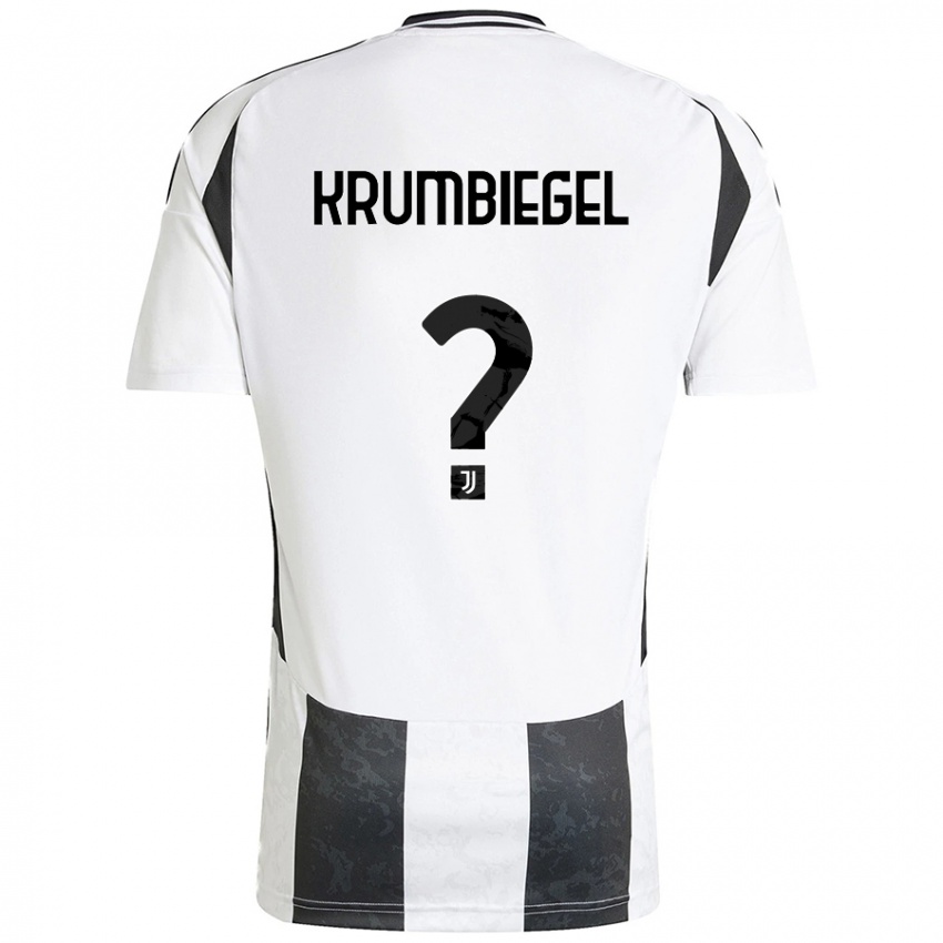 Kinder Paulina Krumbiegel #0 Weiß Schwarz Heimtrikot Trikot 2024/25 T-Shirt Schweiz