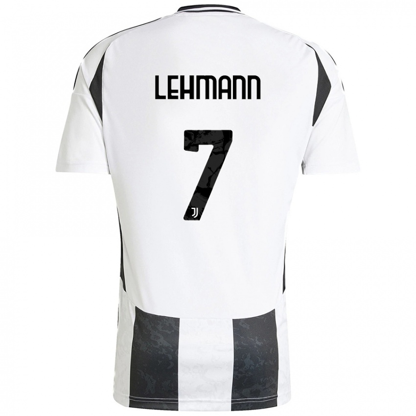 Kinder Alisha Lehmann #7 Weiß Schwarz Heimtrikot Trikot 2024/25 T-Shirt Schweiz