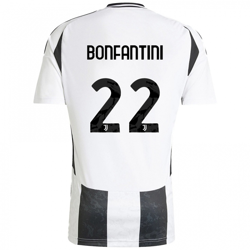 Kinder Agnese Bonfantini #22 Weiß Schwarz Heimtrikot Trikot 2024/25 T-Shirt Schweiz