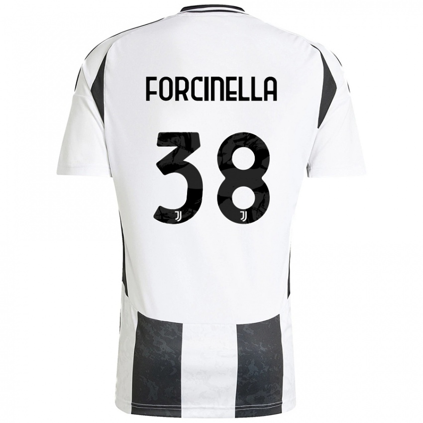 Kinder Camilla Forcinella #38 Weiß Schwarz Heimtrikot Trikot 2024/25 T-Shirt Schweiz