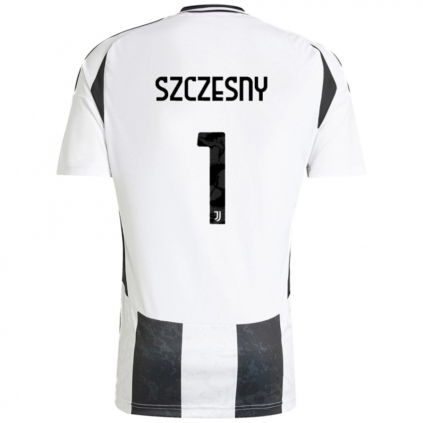 Kinder Wojciech Szczesny #1 Weiß Schwarz Heimtrikot Trikot 2024/25 T-Shirt Schweiz