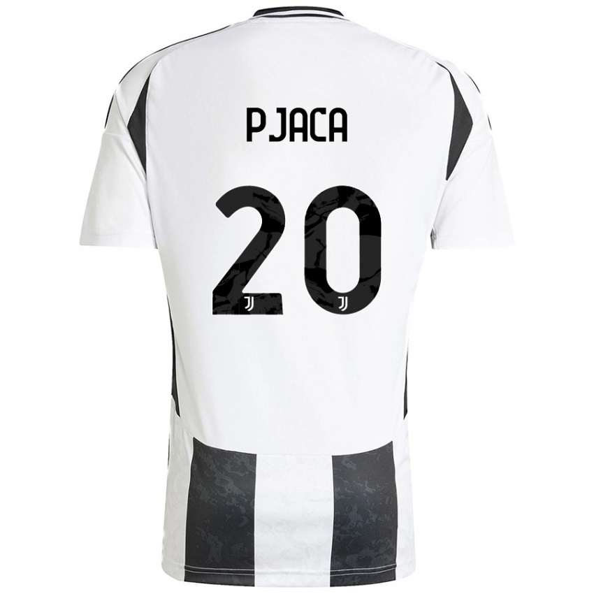 Kinder Marko Pjaca #20 Weiß Schwarz Heimtrikot Trikot 2024/25 T-Shirt Schweiz