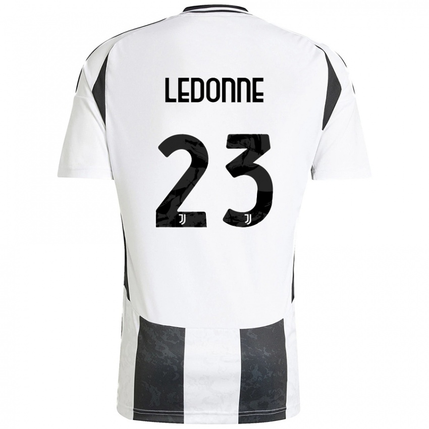 Kinder Nicolo Ledonne #23 Weiß Schwarz Heimtrikot Trikot 2024/25 T-Shirt Schweiz