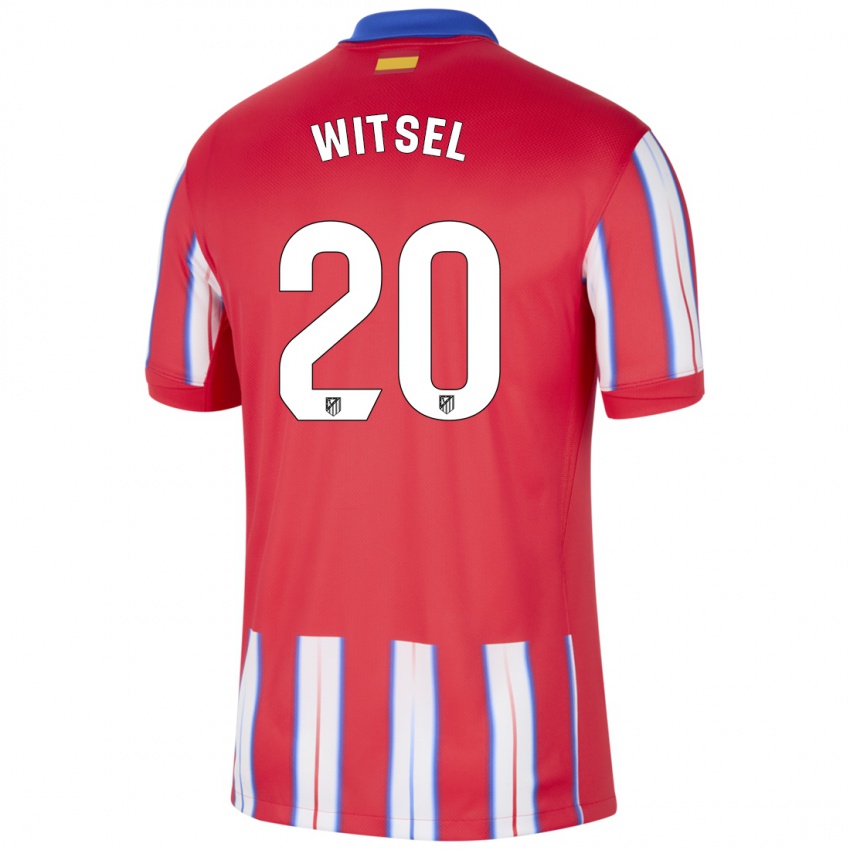 Kinder Axel Witsel #20 Rot Weiß Blau Heimtrikot Trikot 2024/25 T-Shirt Schweiz