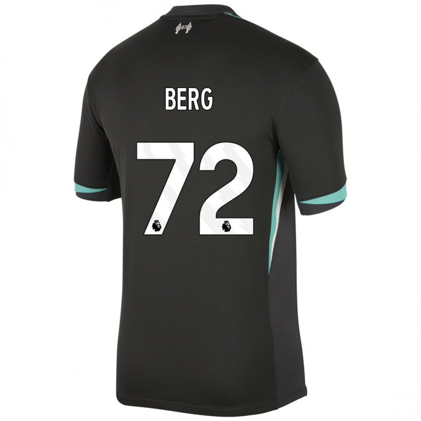 Enfant Maillot Sepp Van Den Berg #72 Noir Anthracite Blanc Tenues Extérieur 2024/25 T-Shirt Suisse