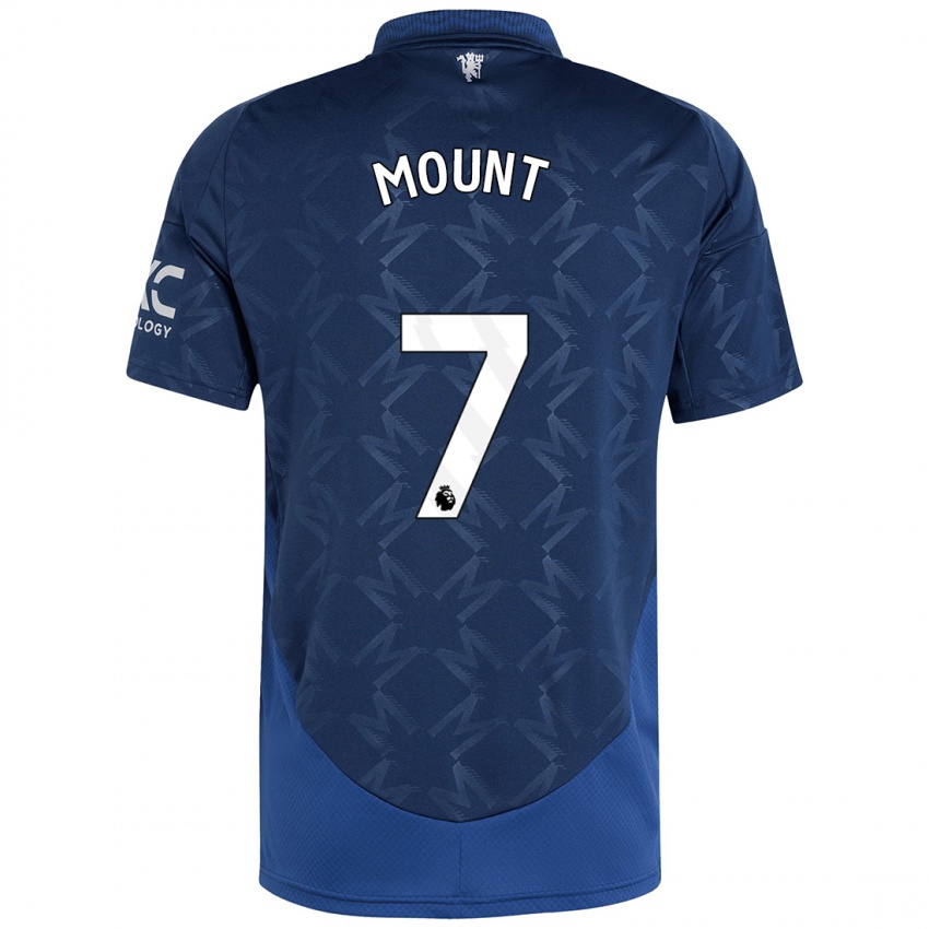 Kinder Mason Mount #7 Indigo Auswärtstrikot Trikot 2024/25 T-Shirt Schweiz