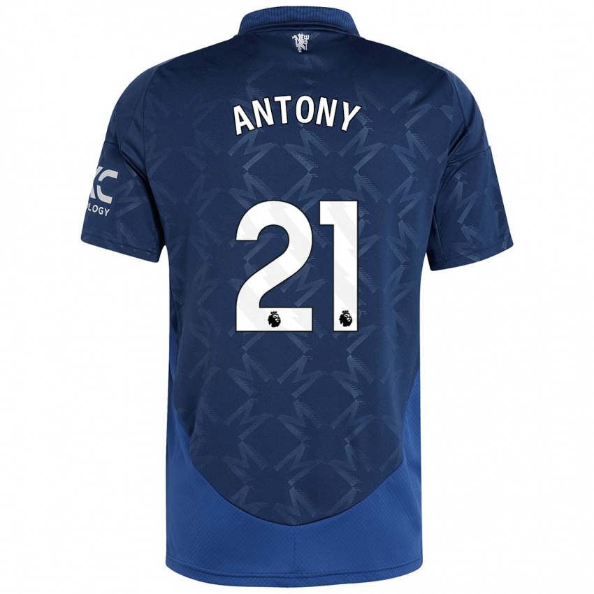 Kinder Antony #21 Indigo Auswärtstrikot Trikot 2024/25 T-Shirt Schweiz