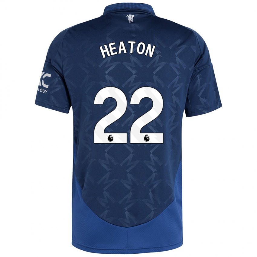 Kinder Tom Heaton #22 Indigo Auswärtstrikot Trikot 2024/25 T-Shirt Schweiz