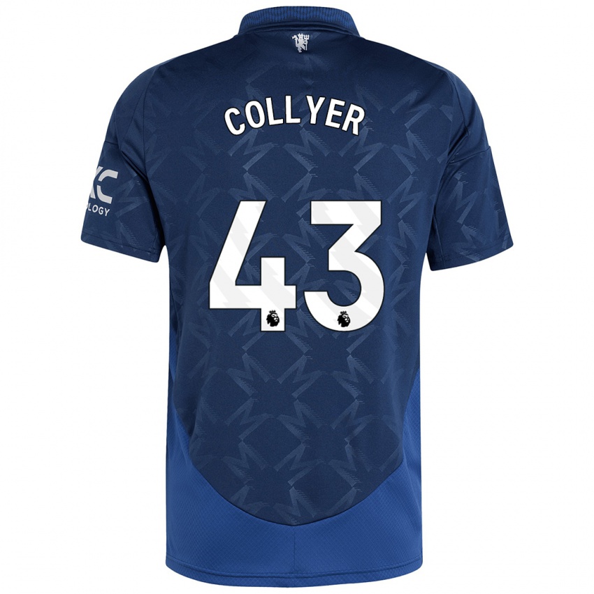 Kinder Toby Collyer #43 Indigo Auswärtstrikot Trikot 2024/25 T-Shirt Schweiz