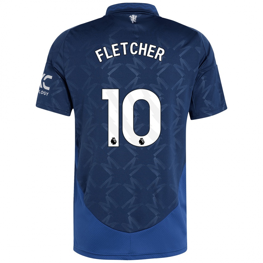 Kinder Jack Fletcher #10 Indigo Auswärtstrikot Trikot 2024/25 T-Shirt Schweiz