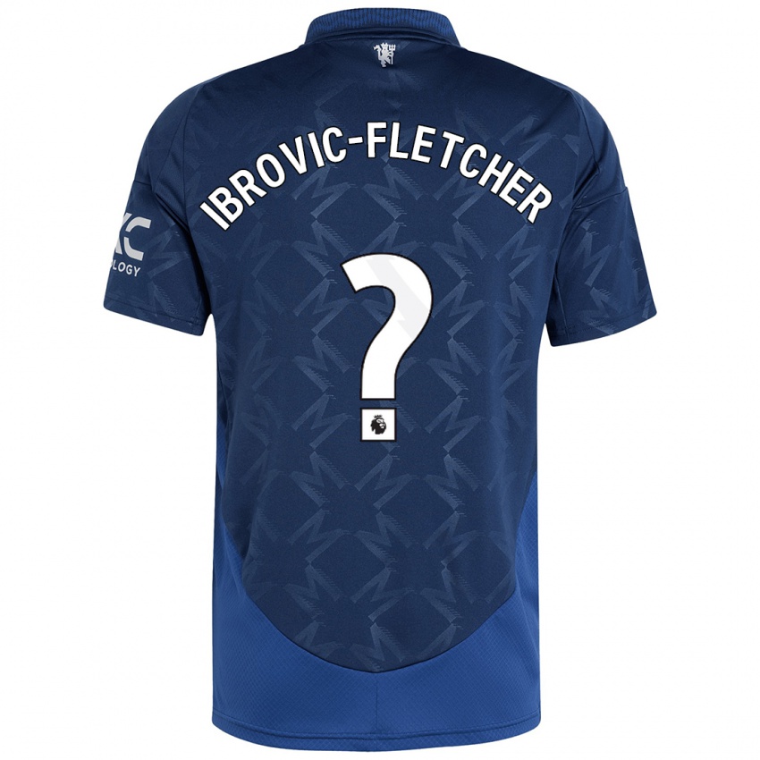 Kinder Edward Ibrovic-Fletcher #0 Indigo Auswärtstrikot Trikot 2024/25 T-Shirt Schweiz