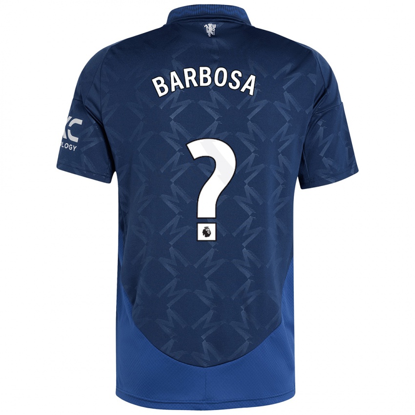 Kinder Neithan Barbosa #0 Indigo Auswärtstrikot Trikot 2024/25 T-Shirt Schweiz