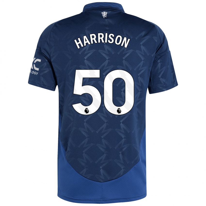 Kinder Elyh Harrison #50 Indigo Auswärtstrikot Trikot 2024/25 T-Shirt Schweiz