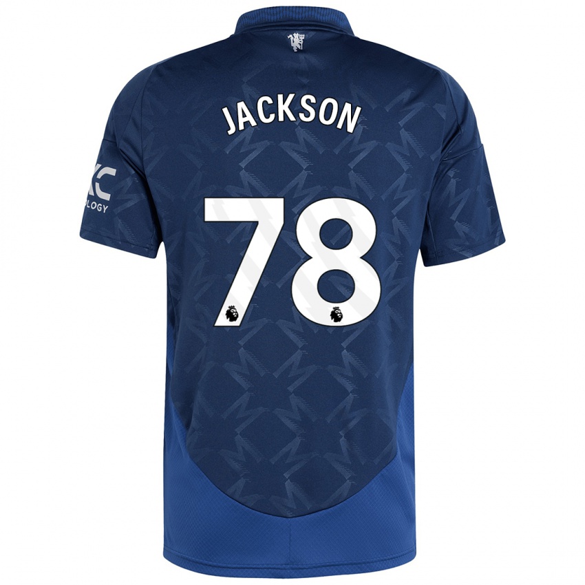 Kinder Louis Jackson #78 Indigo Auswärtstrikot Trikot 2024/25 T-Shirt Schweiz