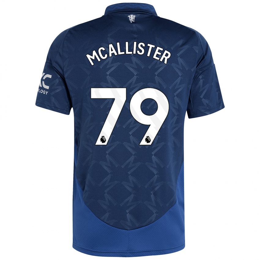 Kinder Finley Mcallister #79 Indigo Auswärtstrikot Trikot 2024/25 T-Shirt Schweiz