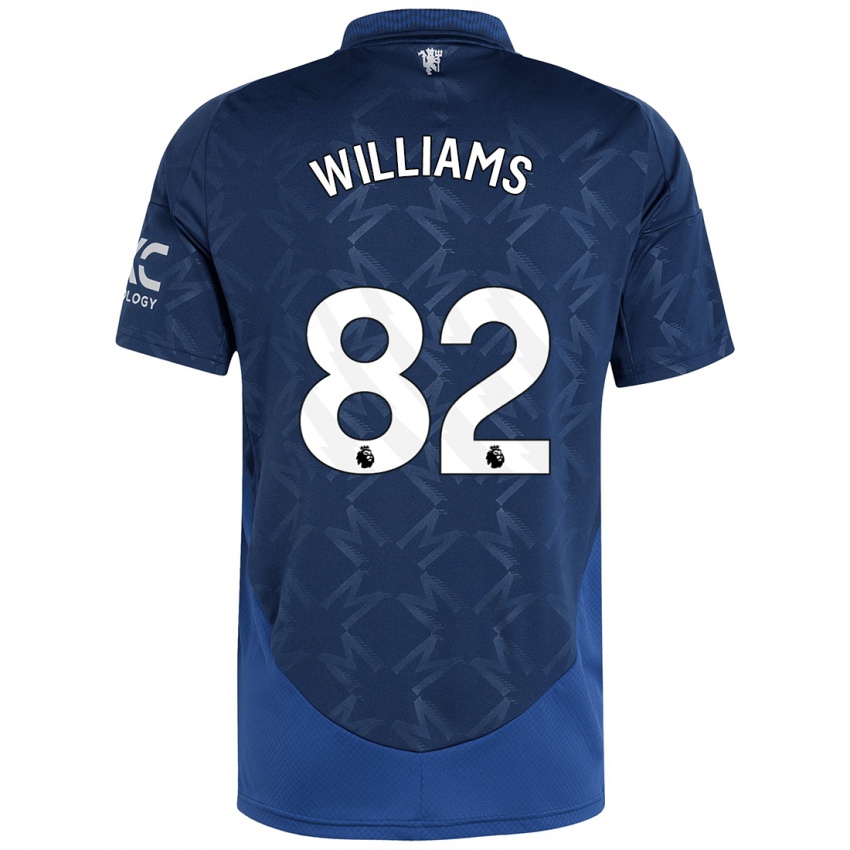 Kinder Ethan Williams #82 Indigo Auswärtstrikot Trikot 2024/25 T-Shirt Schweiz