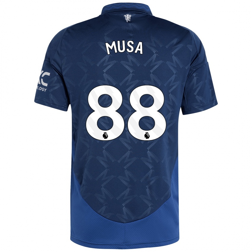 Kinder Victor Musa #88 Indigo Auswärtstrikot Trikot 2024/25 T-Shirt Schweiz