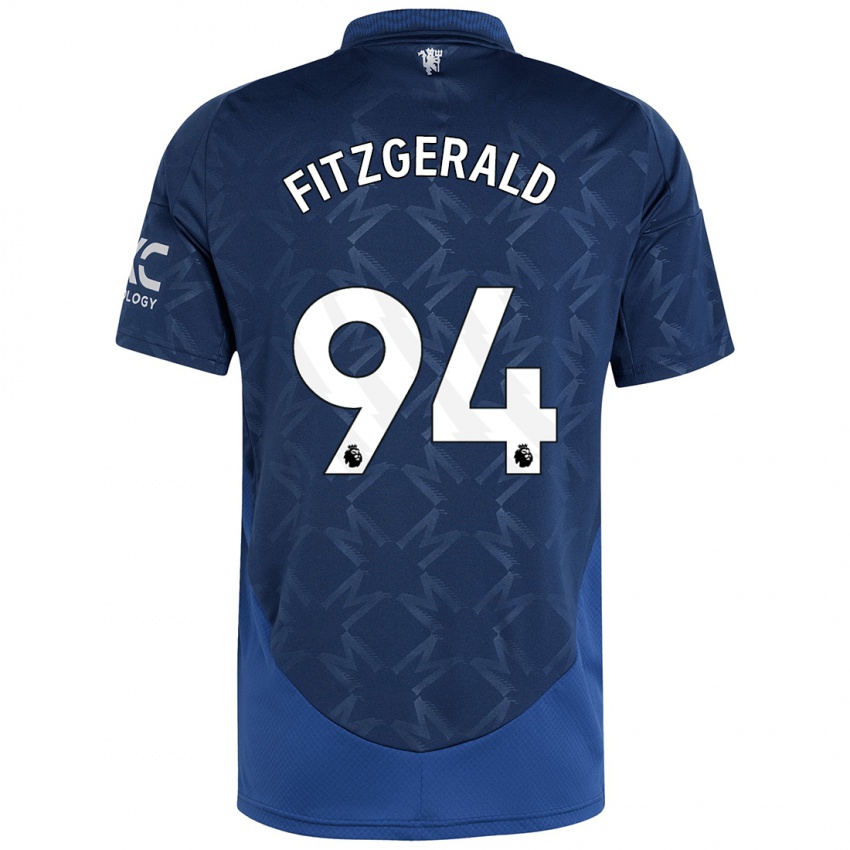 Kinder Jayce Fitzgerald #94 Indigo Auswärtstrikot Trikot 2024/25 T-Shirt Schweiz