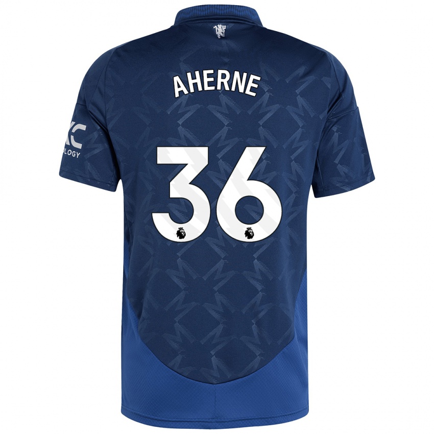 Kinder Alyssa Aherne #36 Indigo Auswärtstrikot Trikot 2024/25 T-Shirt Schweiz