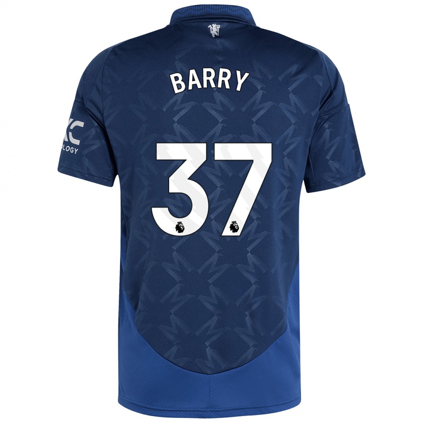 Kinder Keira Barry #37 Indigo Auswärtstrikot Trikot 2024/25 T-Shirt Schweiz