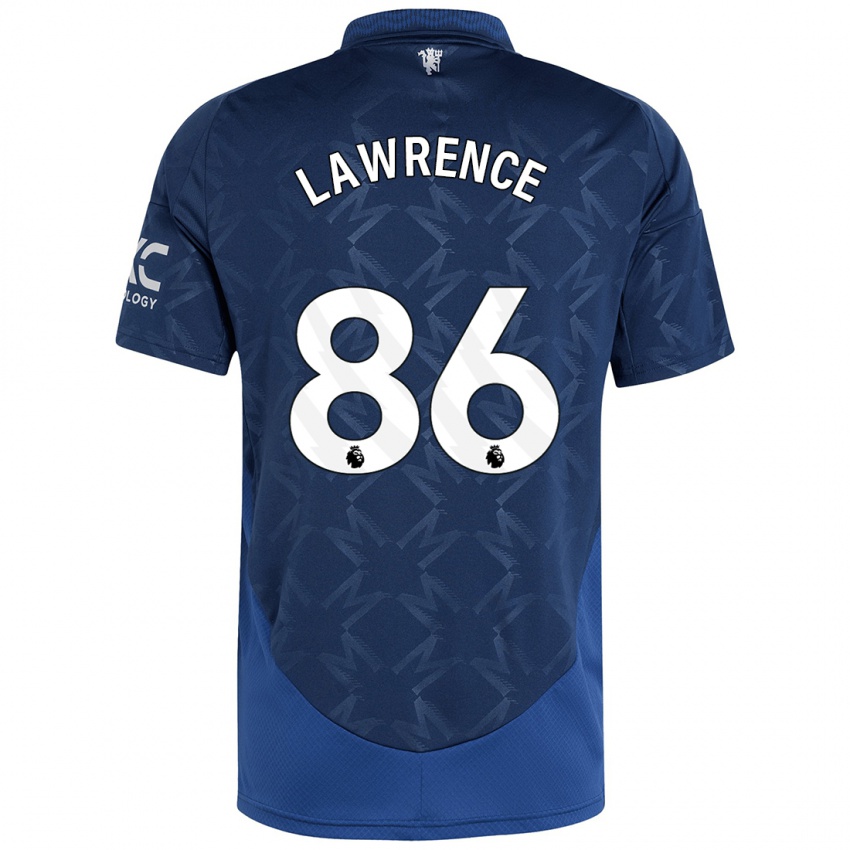 Kinder Marcus Lawrence #86 Indigo Auswärtstrikot Trikot 2024/25 T-Shirt Schweiz