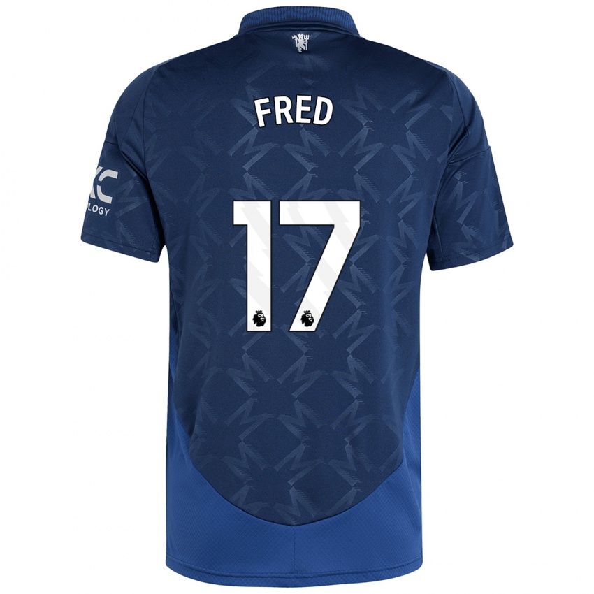 Kinder Fred #17 Indigo Auswärtstrikot Trikot 2024/25 T-Shirt Schweiz