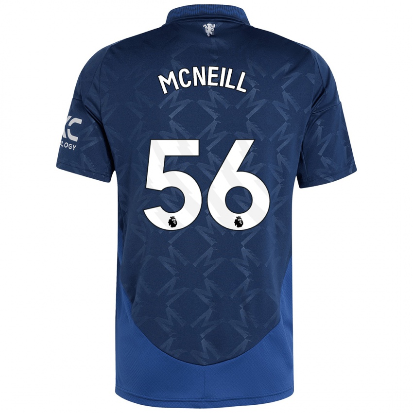 Kinder Charlie Mcneill #56 Indigo Auswärtstrikot Trikot 2024/25 T-Shirt Schweiz