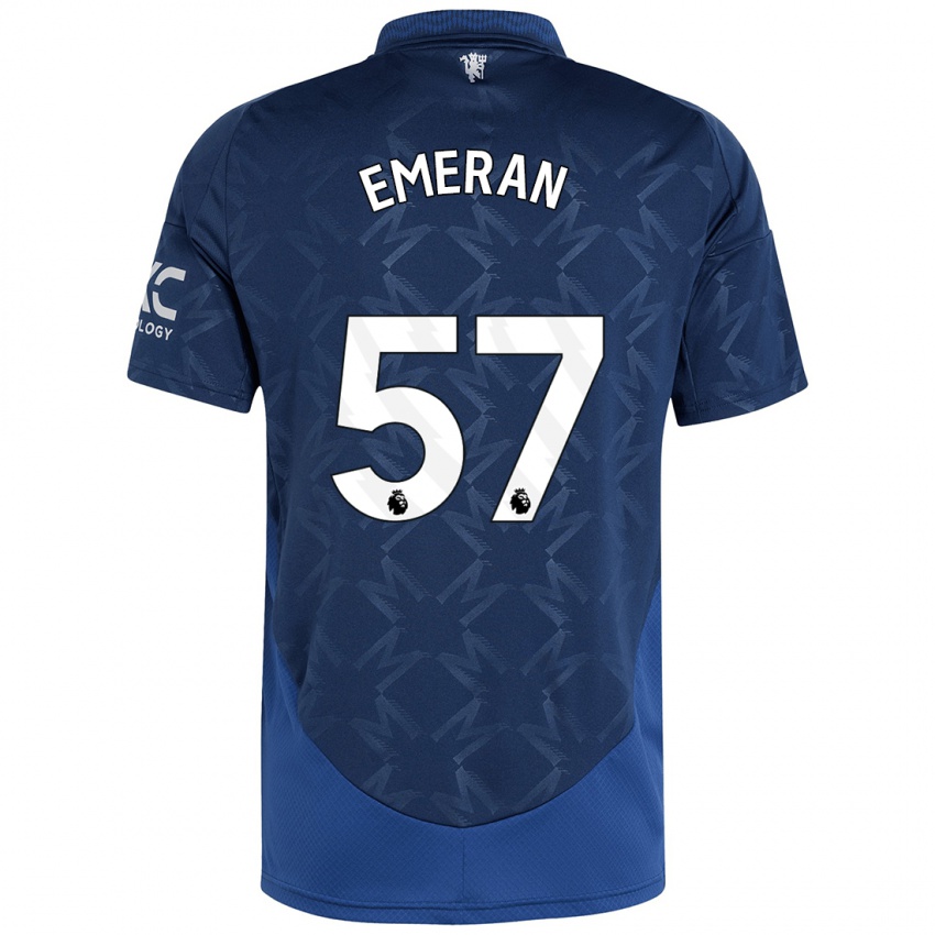 Kinder Noam Emeran #57 Indigo Auswärtstrikot Trikot 2024/25 T-Shirt Schweiz