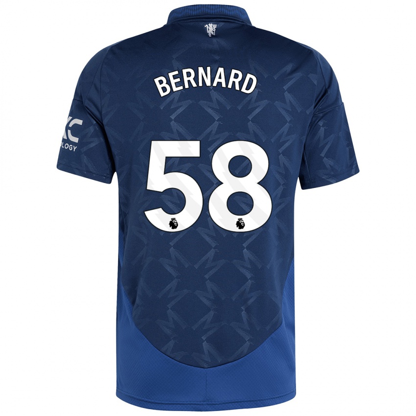 Kinder Bernard #58 Indigo Auswärtstrikot Trikot 2024/25 T-Shirt Schweiz