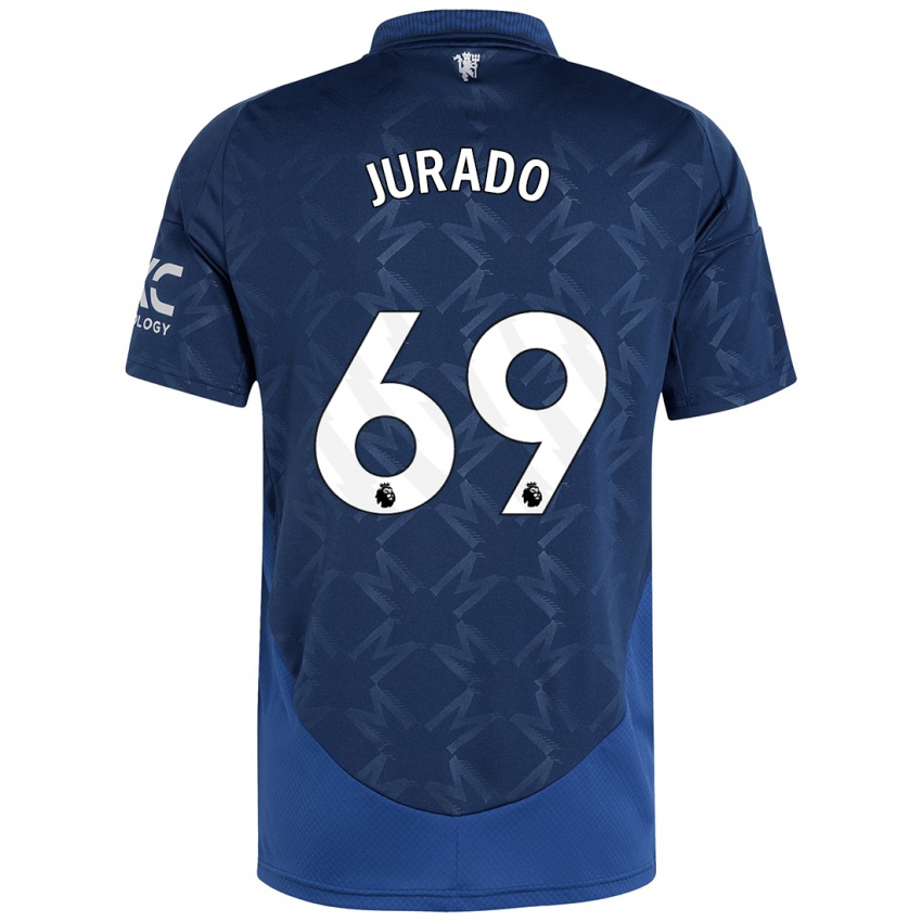 Kinder Marc Jurado #69 Indigo Auswärtstrikot Trikot 2024/25 T-Shirt Schweiz