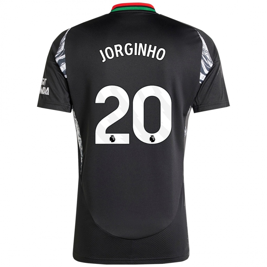 Enfant Maillot Jorginho #20 Noir Tenues Extérieur 2024/25 T-Shirt Suisse