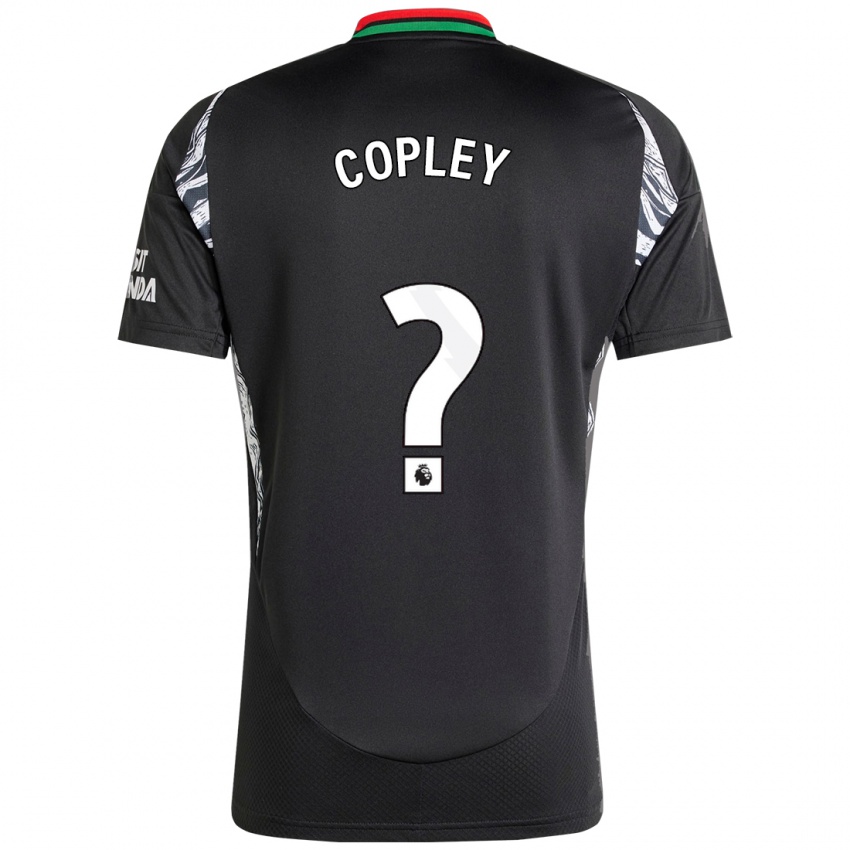 Enfant Maillot Louie Copley #0 Noir Tenues Extérieur 2024/25 T-Shirt Suisse