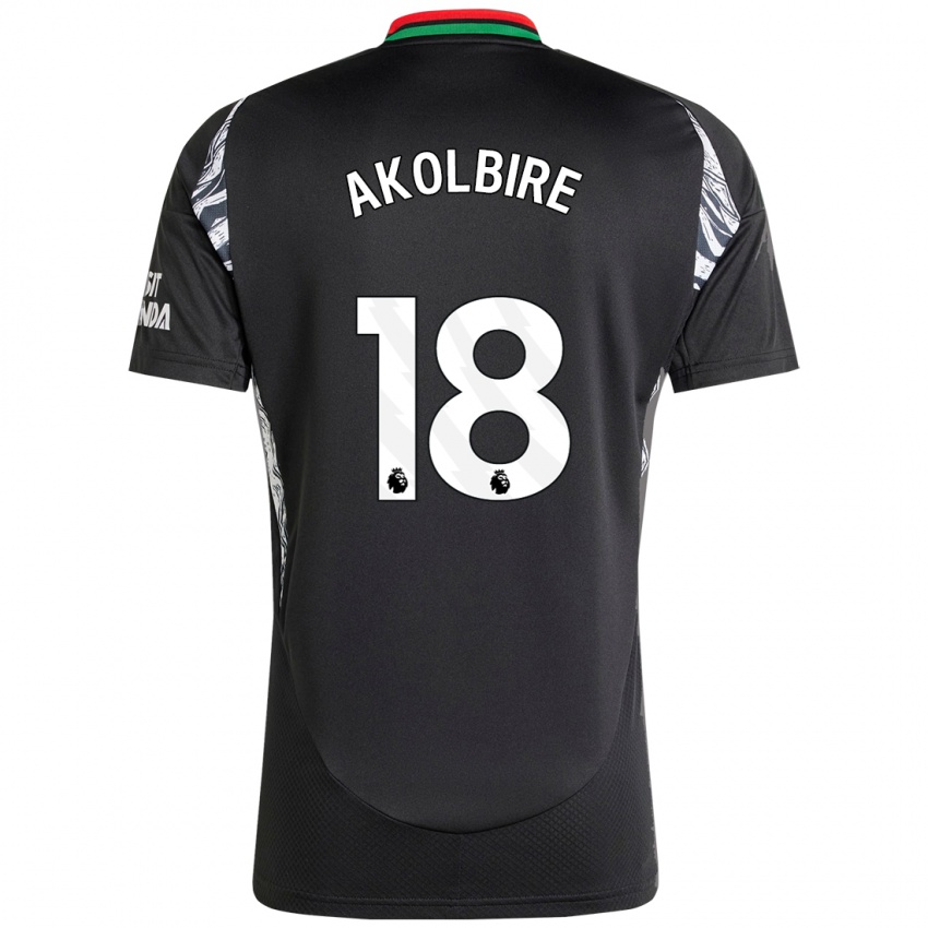 Enfant Maillot Bless Akolbire #18 Noir Tenues Extérieur 2024/25 T-Shirt Suisse