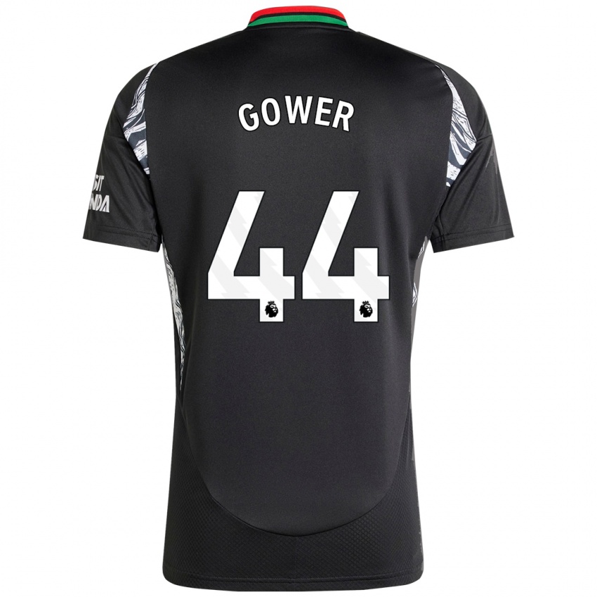 Enfant Maillot Jimi Gower #44 Noir Tenues Extérieur 2024/25 T-Shirt Suisse