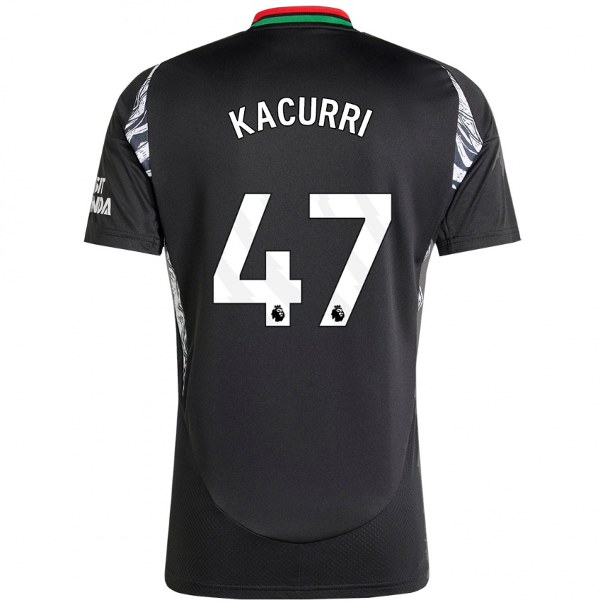 Enfant Maillot Maldini Kacurri #47 Noir Tenues Extérieur 2024/25 T-Shirt Suisse