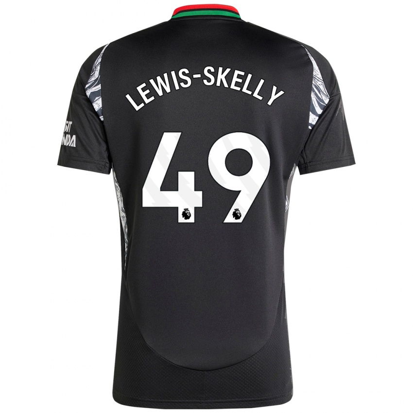 Enfant Maillot Myles Lewis-Skelly #49 Noir Tenues Extérieur 2024/25 T-Shirt Suisse