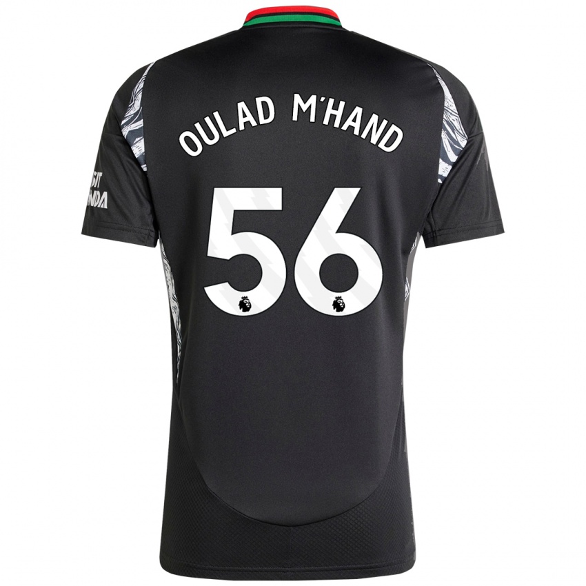 Enfant Maillot Salah-Eddine Oulad M'hand #56 Noir Tenues Extérieur 2024/25 T-Shirt Suisse