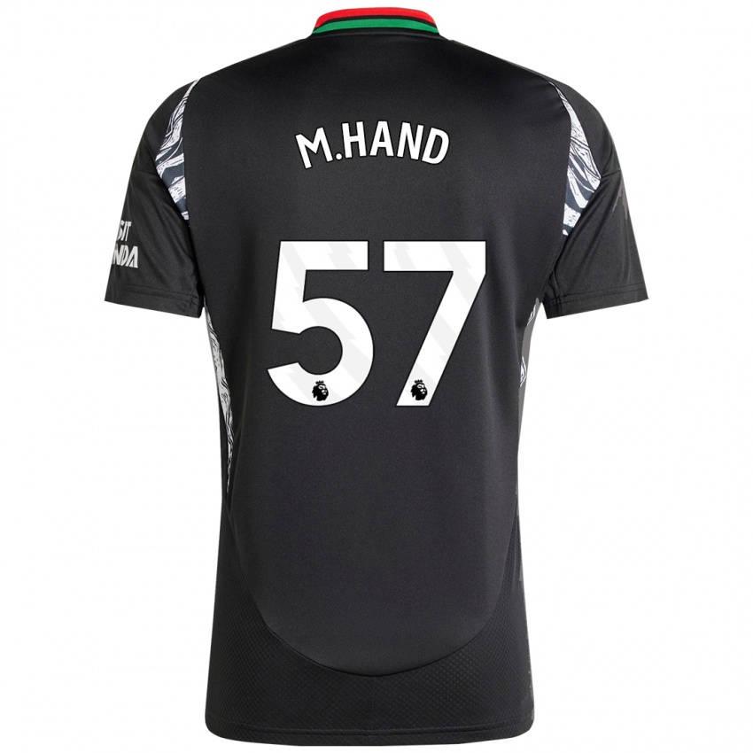 Enfant Maillot Ismail Oulad M'hand #57 Noir Tenues Extérieur 2024/25 T-Shirt Suisse