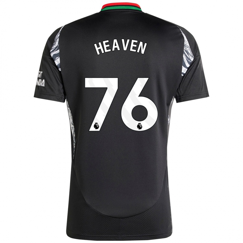 Enfant Maillot Ayden Heaven #76 Noir Tenues Extérieur 2024/25 T-Shirt Suisse