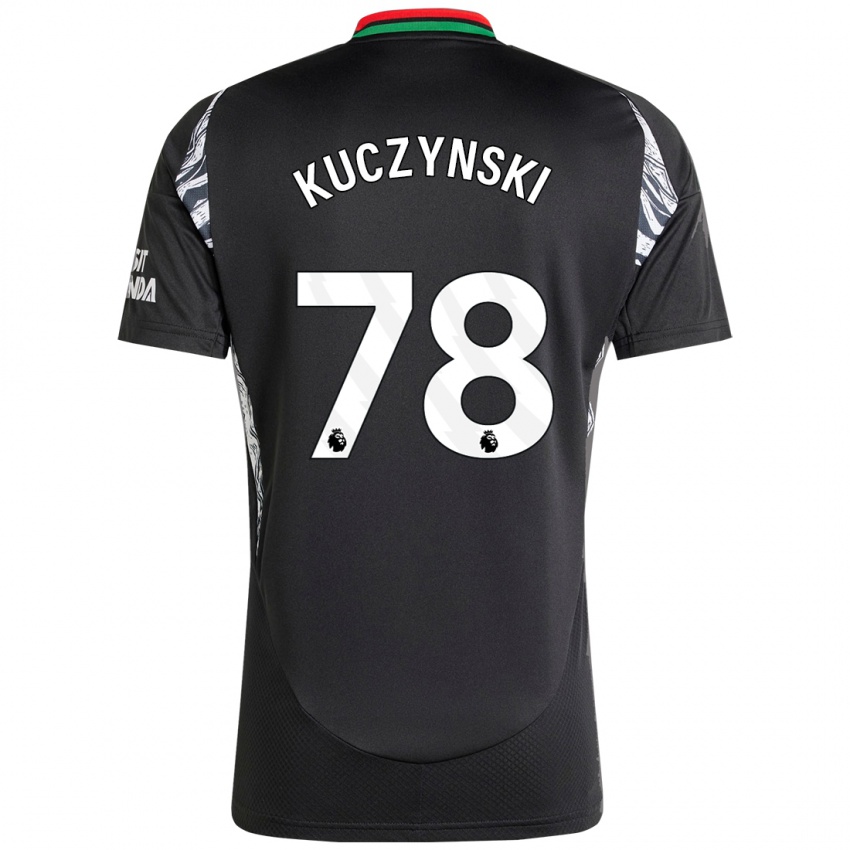 Enfant Maillot Max Kuczynski #78 Noir Tenues Extérieur 2024/25 T-Shirt Suisse