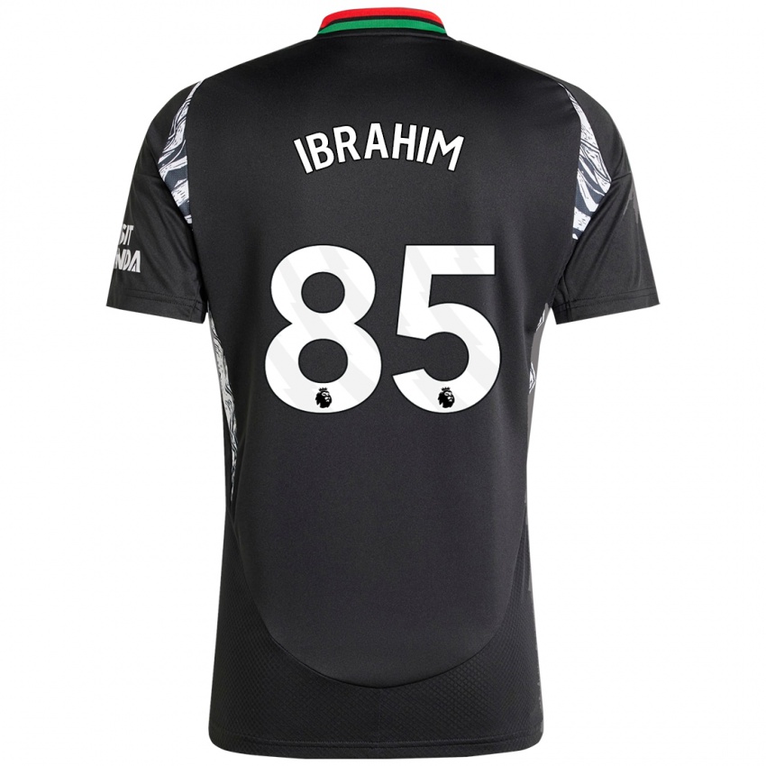 Enfant Maillot Ife Ibrahim #85 Noir Tenues Extérieur 2024/25 T-Shirt Suisse