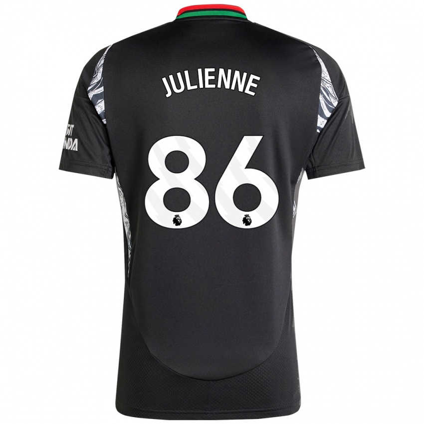 Enfant Maillot Theo Julienne #86 Noir Tenues Extérieur 2024/25 T-Shirt Suisse