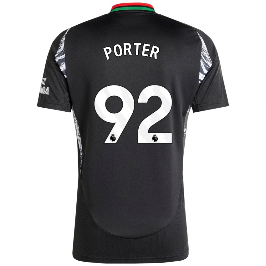 Enfant Maillot Jack Porter #92 Noir Tenues Extérieur 2024/25 T-Shirt Suisse