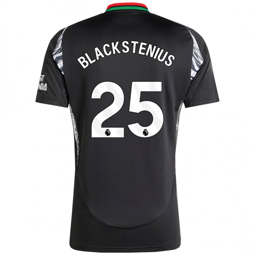 Enfant Maillot Stina Blackstenius #25 Noir Tenues Extérieur 2024/25 T-Shirt Suisse