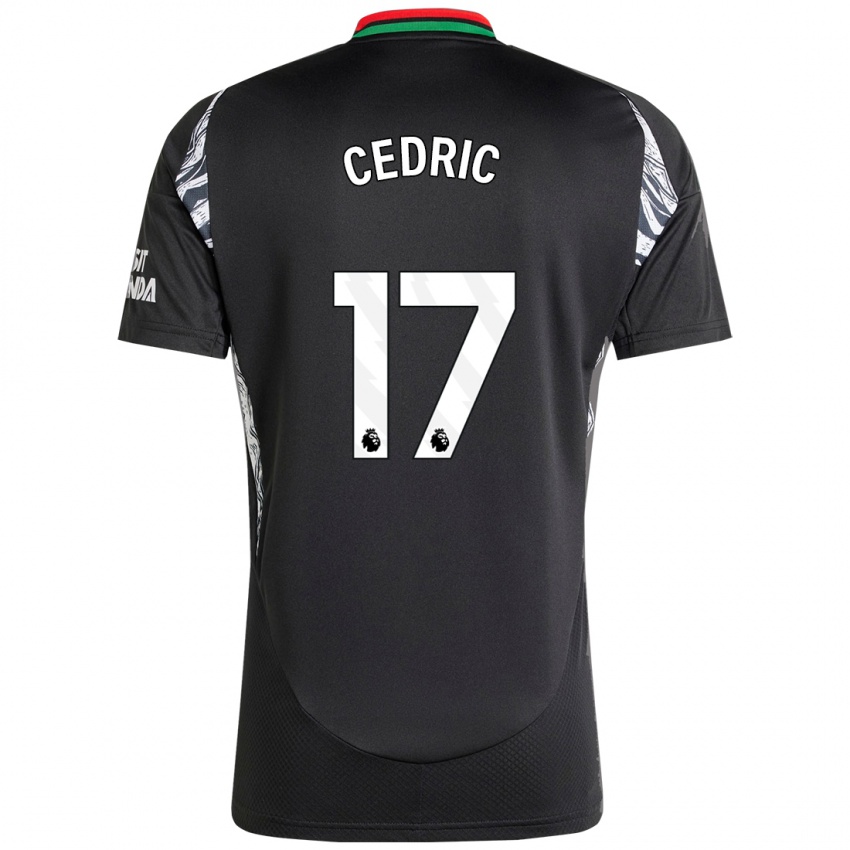 Enfant Maillot Cedric Soares #17 Noir Tenues Extérieur 2024/25 T-Shirt Suisse