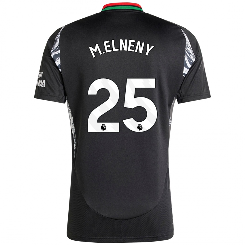 Enfant Maillot Mohamed Elneny #25 Noir Tenues Extérieur 2024/25 T-Shirt Suisse